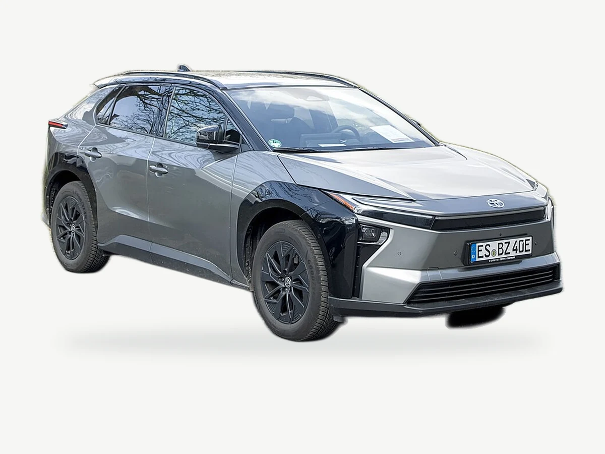 Representative Toyota bZ4X model range vehicle; trim and year may vary