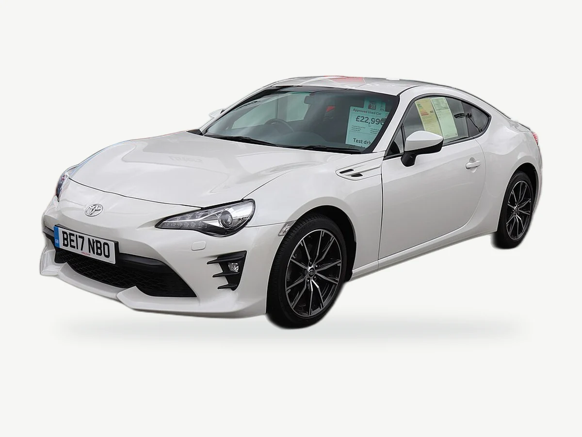Representative Toyota GT 86 model range vehicle; trim and year may vary