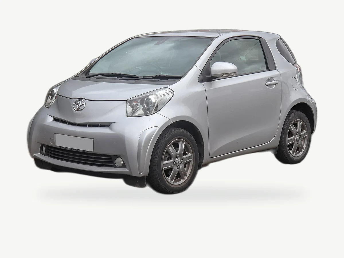 Representative Toyota iQ model range vehicle; trim and year may vary