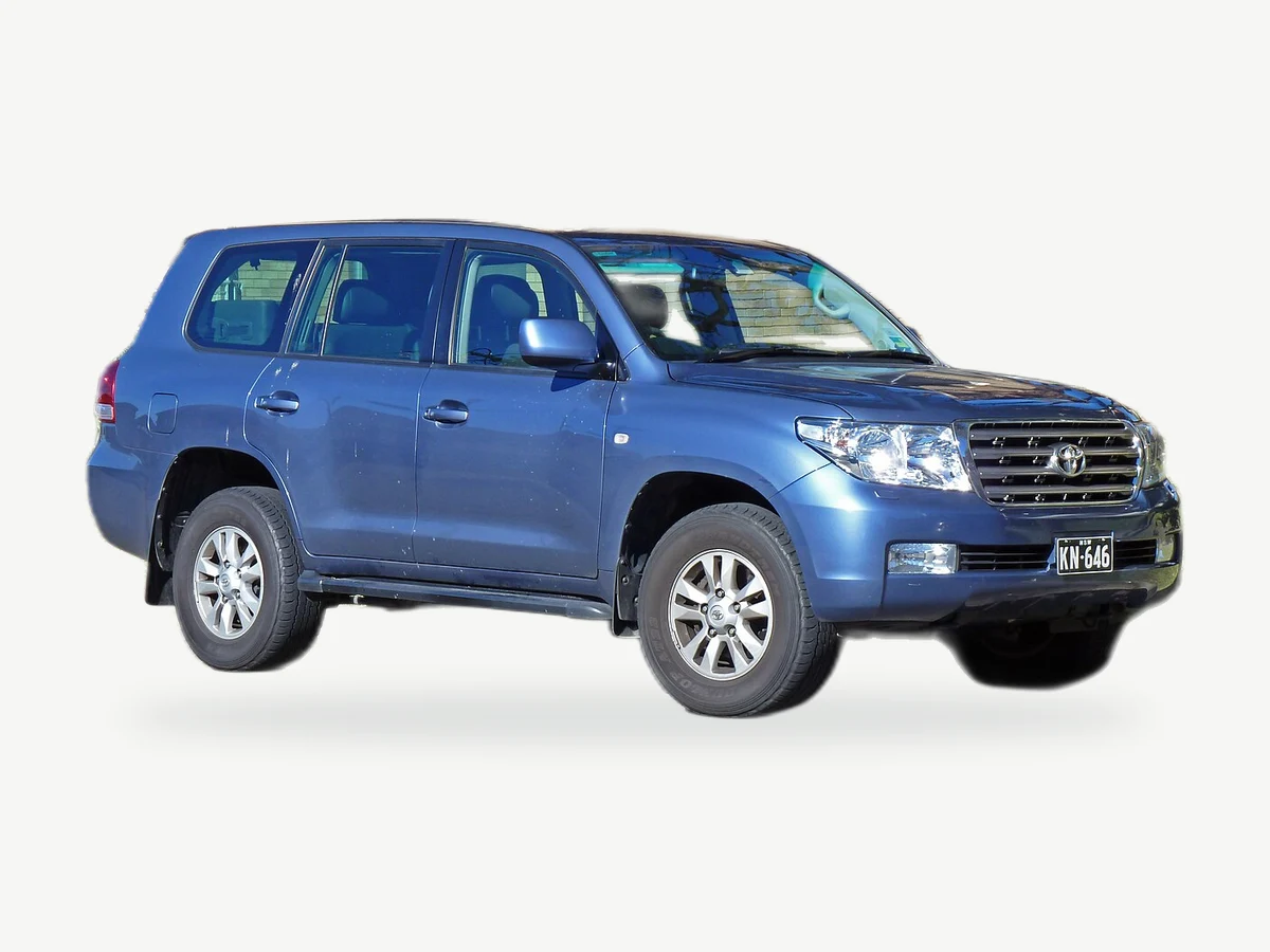 Representative Toyota Landcruiser model range vehicle; trim and year may vary