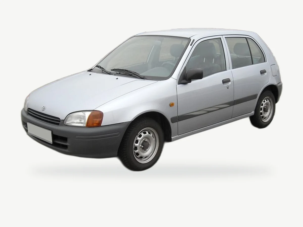 Representative Toyota Starlet model range vehicle; trim and year may vary
