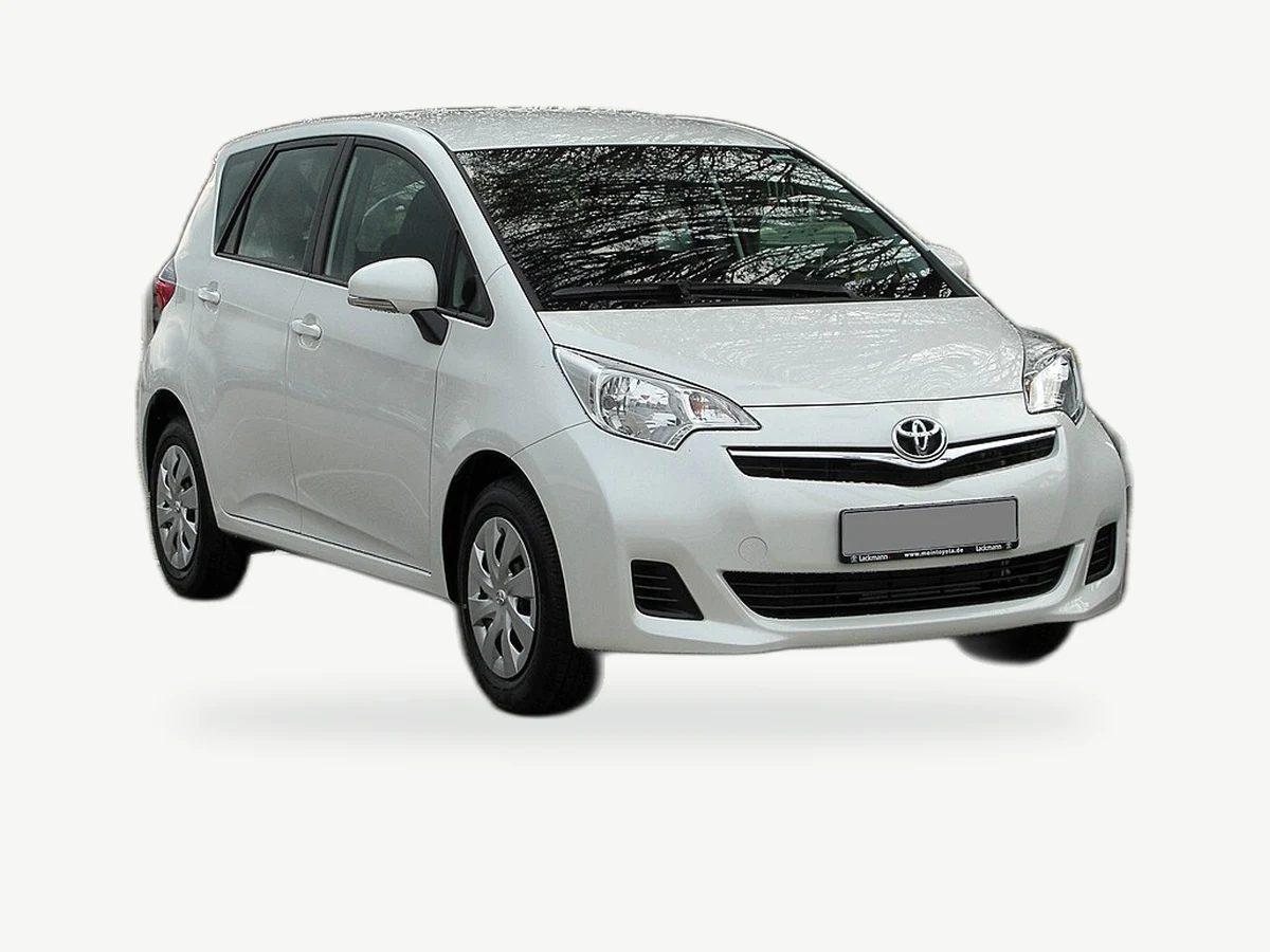 Representative Toyota Verso-S model range vehicle; trim and year may vary