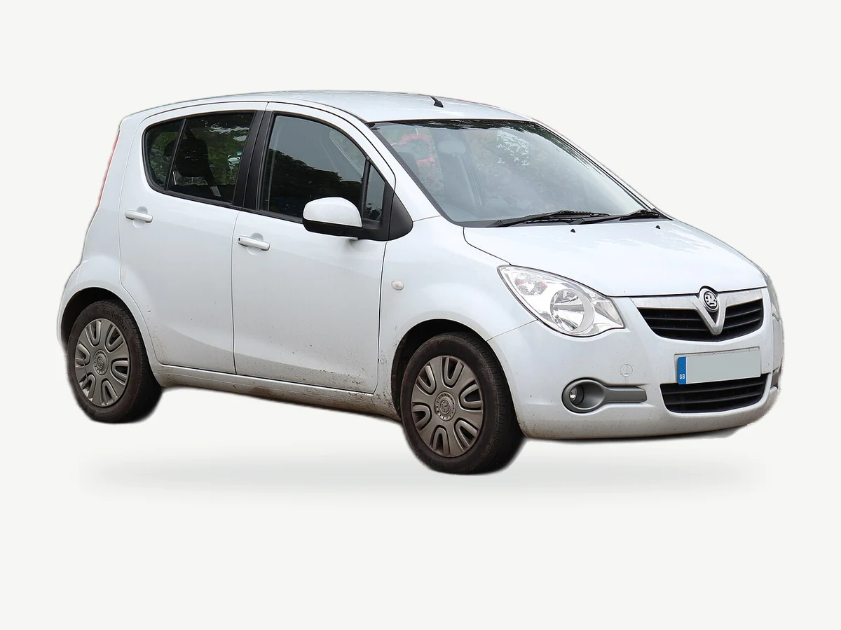 Representative Vauxhall Agila model range vehicle; trim and year may vary
