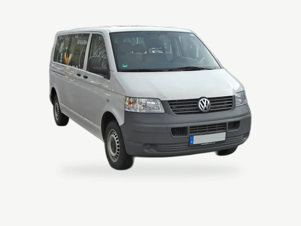 Representative VW Caravelle model range vehicle; trim and year may vary